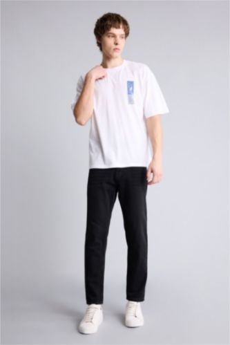 Мужчины Черный Джинсы 90's Slim Fit с узкими штанинами