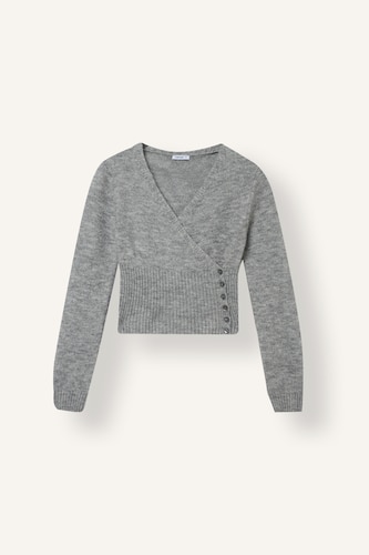 Women Grey Slim Fit Pullover