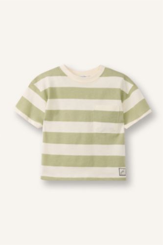 Regular Fıt Desenli Kısa Kollu Tişört Erkek Bebek