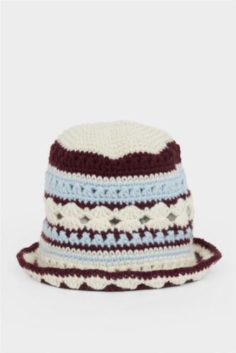Kadın Karma Kadın Örme Bucket Şapka