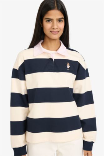 Loose Fit Renk Bloklu Sweatshirt