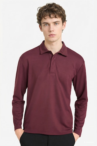 MAN Bordeaux Regular Fit Long Sleeve Sweatshirt
