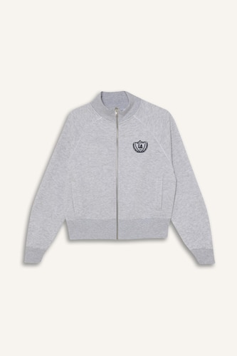 Sweat-shirt zippé imprimé Coupe ample