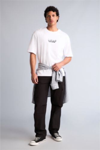 Erkek Siyah Baggy Pantolon