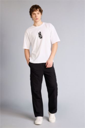 Ерлер қара 100% мақта шалбар