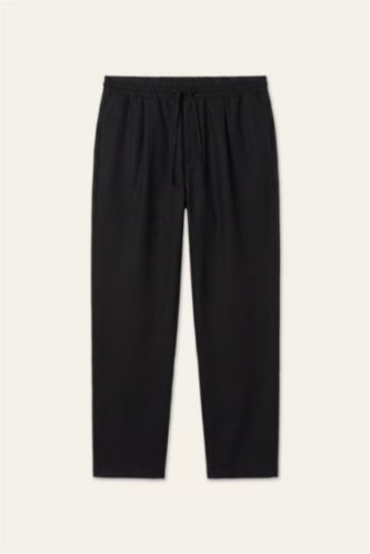Men Black Straight Fit Trousers