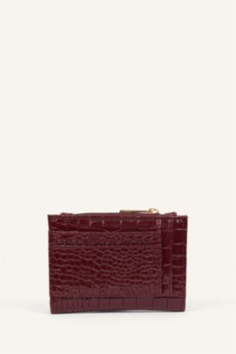 Kadın Bordo Suni Deri Cüzdan