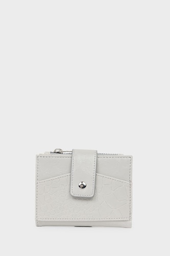 Women Grey Woman Faux Leather Wallets