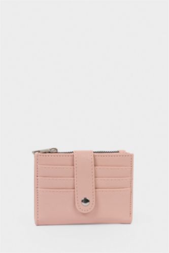 Kadın Pembe Kadın Suni Deri Cüzdan