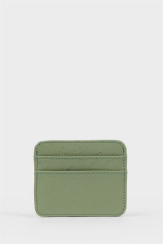 Kadın Yeşil Kadın Suni Deri Kartlık