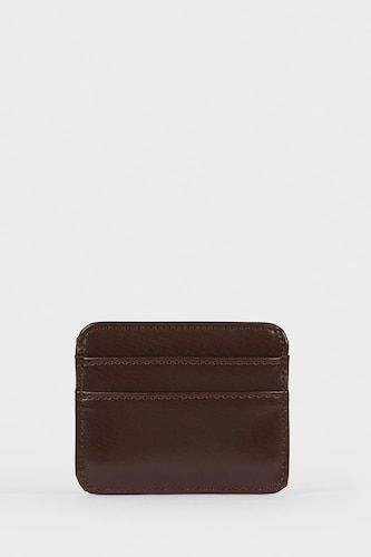 Woman Faux Leather Card Holder
