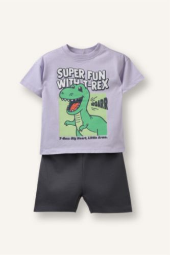BÉBÉ GARÇON Anthracite Baby Boy 2 piece Regular Fit Set