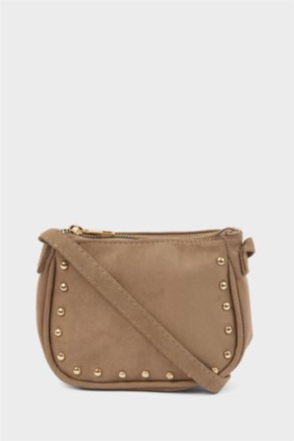 Kız Çocuk - Genç Kız Vizon Süet El Çantası Kız Çocuk