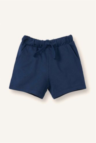 Erkek Bebek Lacivert Regular Fıt Pike Şort Erkek Bebek