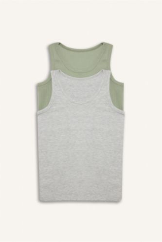 Ұлдар Және Жасөспірімдер ашық жасыл Ұлдарға жоғары 2 Ішкөйлек