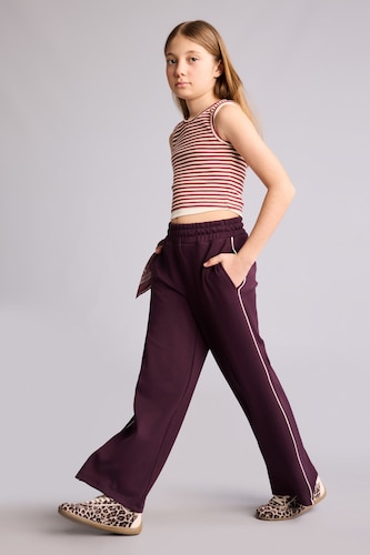 GIRLS & TEENS Dark Purple Wide Leg Trousers