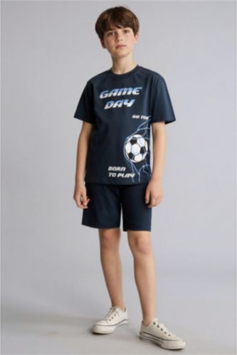 BOYS & TEENS NAVY 2 piece Regular Fit Set