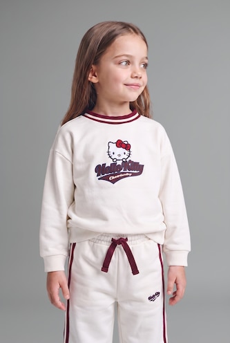 Baby Girl Ecru Baby Girl Hello Kitty 2 Piece Set