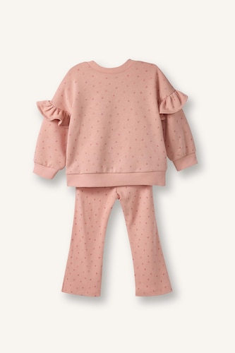 Baby Girl Printed Sweatshirt Leggings