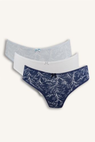 WOMAN Indigo 3 piece Panties Set