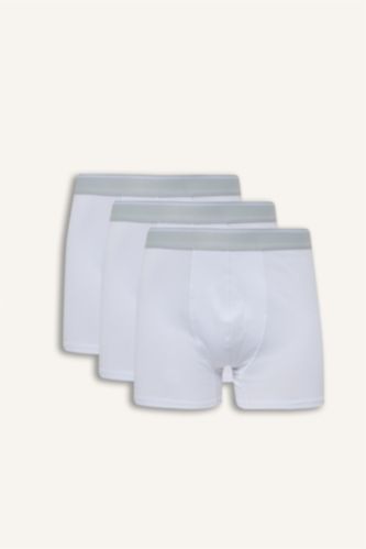 Ерлер ақ Regular Fit 3 дана боксер