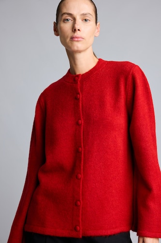 WOMAN Red Regular Fit Knitwear Cardigan