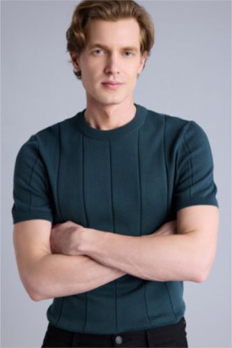 MAN Dark Green Standard Fit Short Sleeve Polo T-Shirt