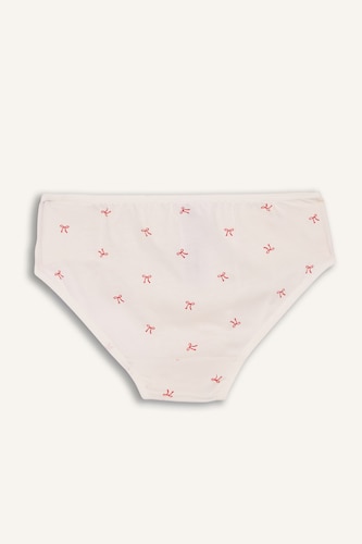 Culottes slip Lot de 3 100% coton à motif cœur pour fille