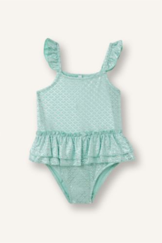 Baby Girls Mint Swimsuit