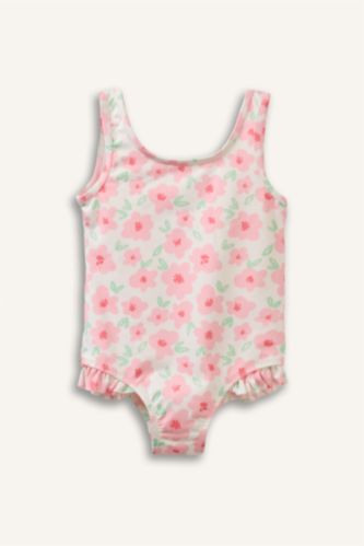 Kız Bebek Ekru Mayo Kız Bebek