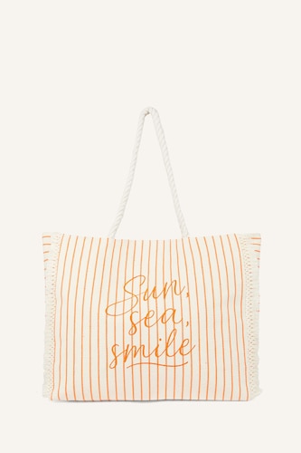 Woman Canvas Beach Bag