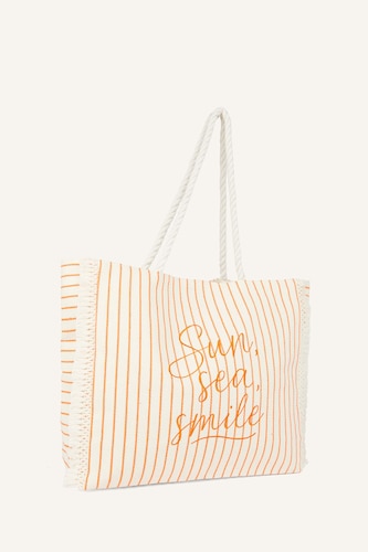 Woman Canvas Beach Bag