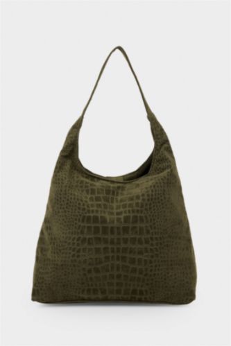 Kadın Süet Omuz Çantası