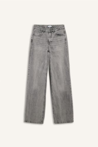 Straight Wide High Waist Long Jeans