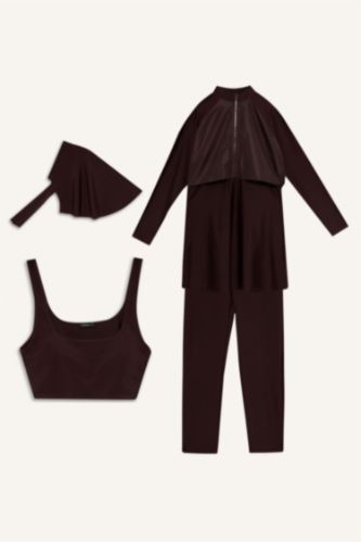 Women Brown Burkini