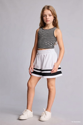 Girl Pique Shorts