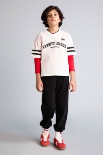 BOYS & TEENS Ecru Boy 2 Piece Set