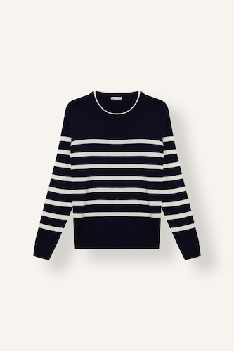 Regular Fit Crew Neck Striped Pullover