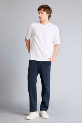 MAN Blue Black Wide Leg Jeans