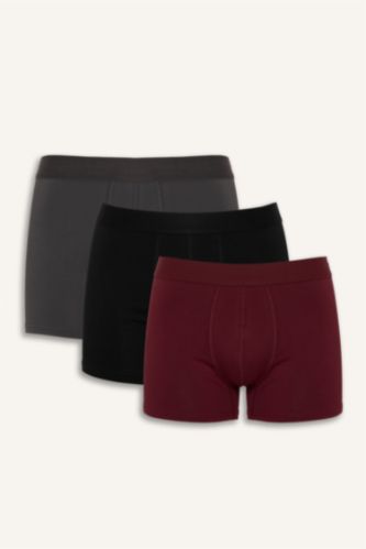 رجالي أسود Regular Fit 3 Piece Boxers