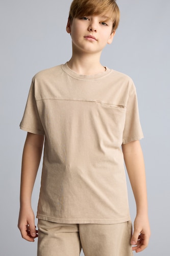 Young Boys - Teen Boys Stone New Regular Fit Short Sleeve T-Shirt