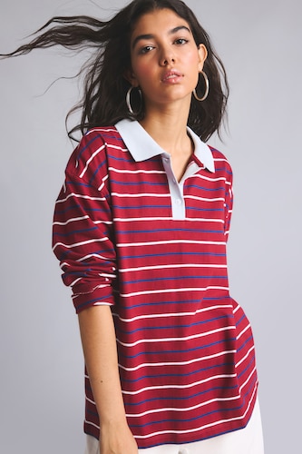 Woman Bordeaux Loose Fit Sweatshirt