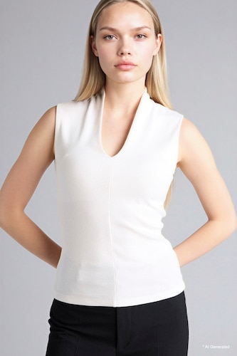 Slim Fit Camisole V-Neck Tank Top
