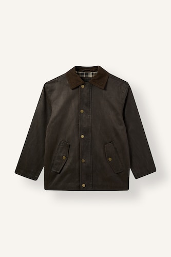 Young Boys - Teen Boys Brown Boy Polo Collar Cotton Lined Puffer Jacket
