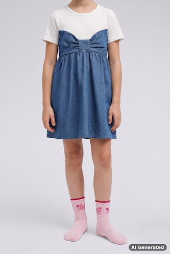 GIRLS & TEENS MIXED Girl Barbie Licensed 2 piece Long sock