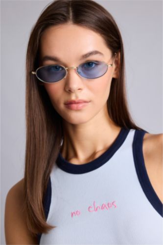 Women Blue Sunglasses
