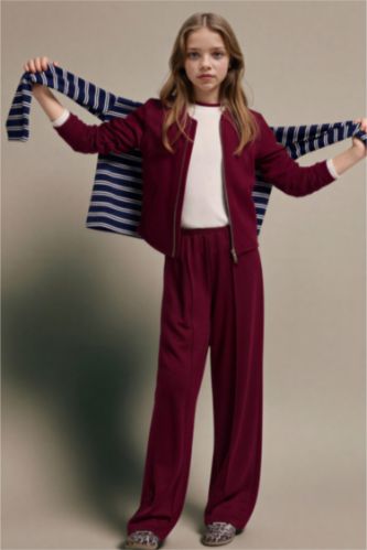 بناتي خمري سويت بانتس مودال وايد ليج بناتي