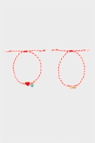 Kadın Kırmızı Kadın 2'li Marteniçka Bileklik