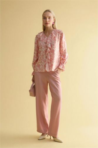 WOMAN Rose Straight Fit Straight Leg Trousers