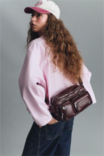 Kadın Bordo Omuz Çantası